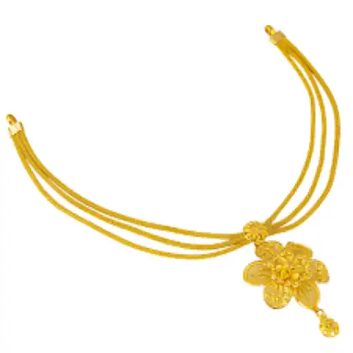 Women lightweight gold jewellery in Kanchani jewellery